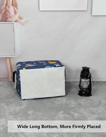Rectangular Collapsible Laundry Basket with Side Handles, Toys