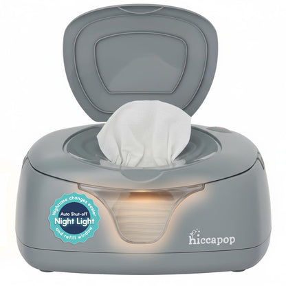 Baby Wipe Warmer and Wipes Dispenser, Diaper Wipe Warmer, White