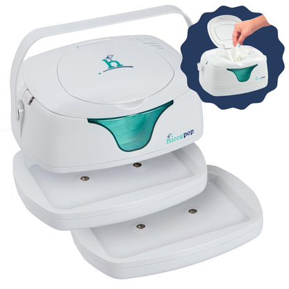 Baby Wipe Warmer and Wipes Dispenser, Diaper Wipe Warmer, White