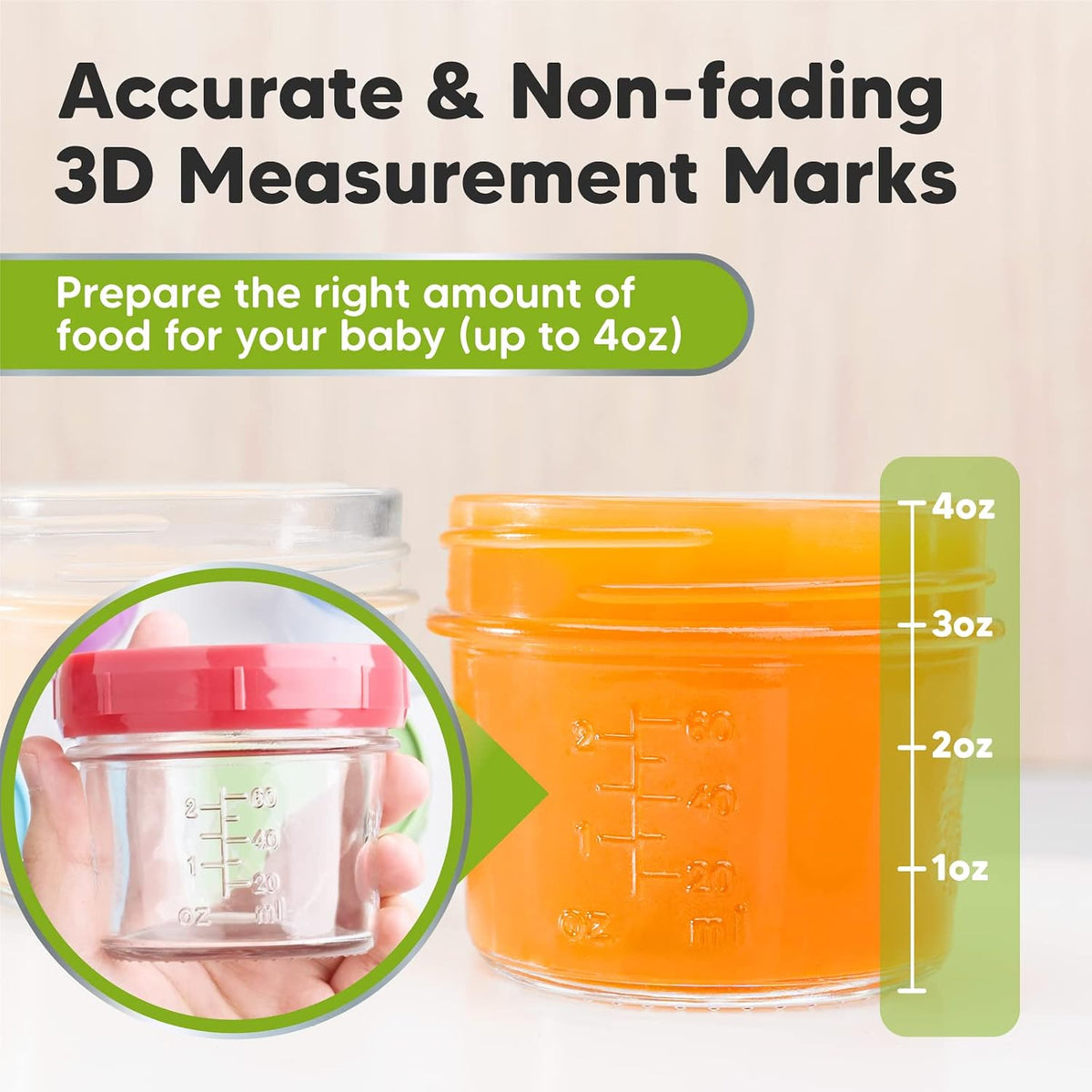 Silicone Baby Food Freezer Tray with Clip-on Lid - 2oz x 10 Pods Baby Food Silicone Freezer Molds, Breast Milk Freezer Tray, Dishwasher, Microwave, BPA-Free Baby Food Storage Tray