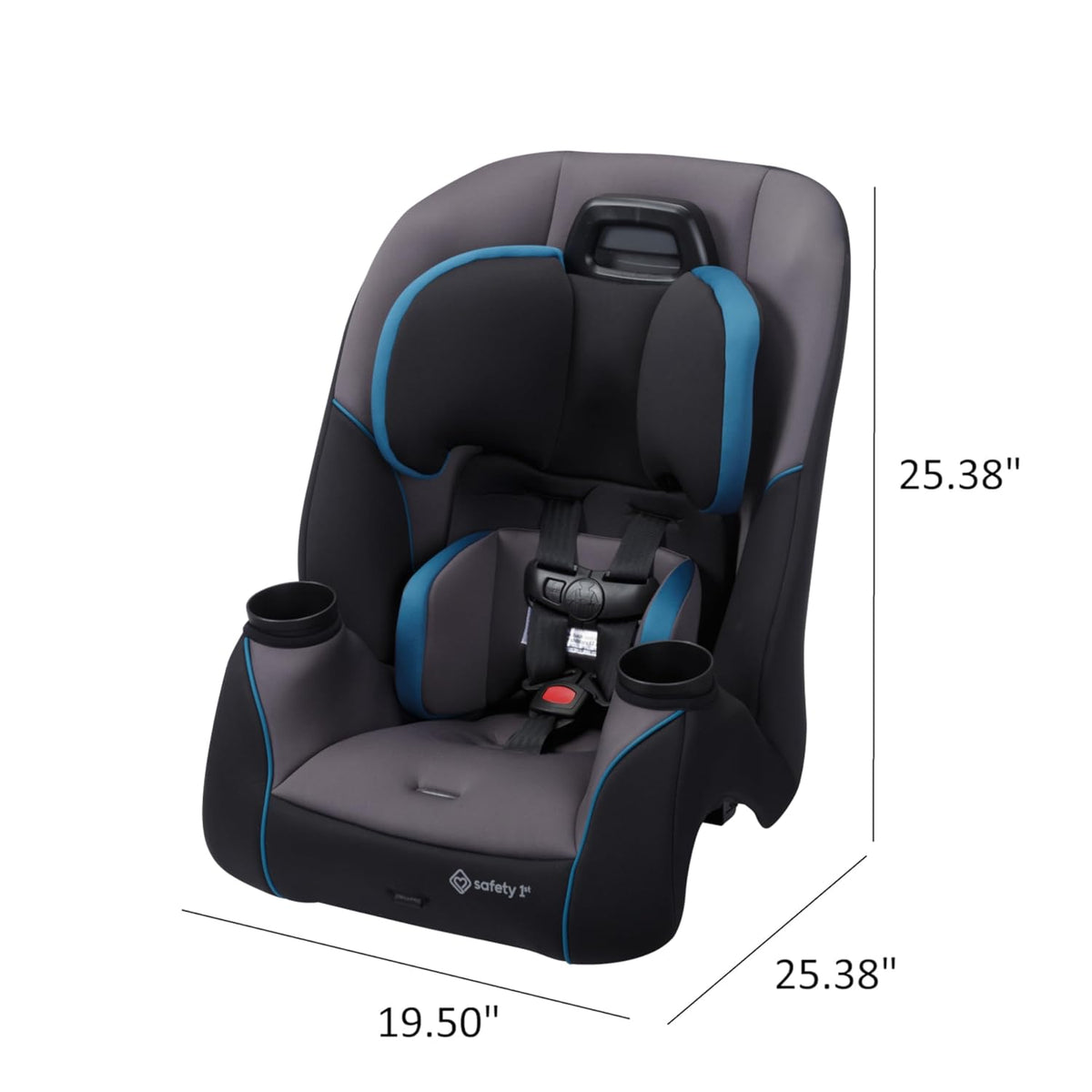 Crosstown All-in-One Convertible Car Seat, Rear Facing, Forward Facing Car Seat, Booster, Deep Sea