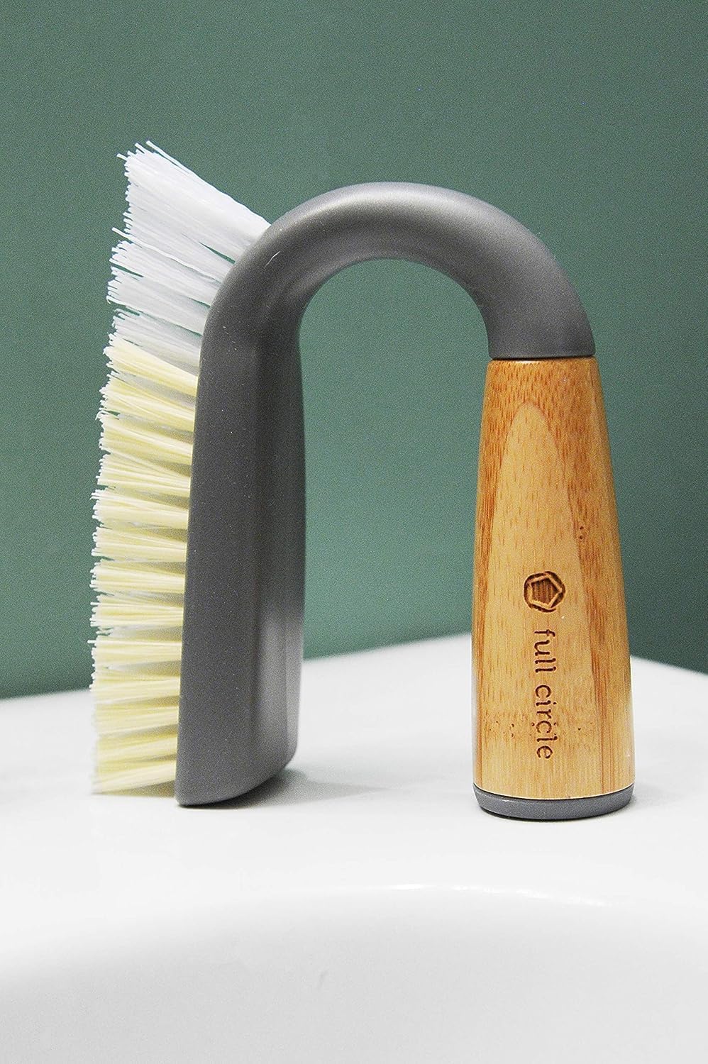 Grunge Buster, Grout & Tile Scrub Brush, Tough & Durable, Grey