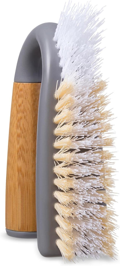 Grunge Buster, Grout & Tile Scrub Brush, Tough & Durable, Grey