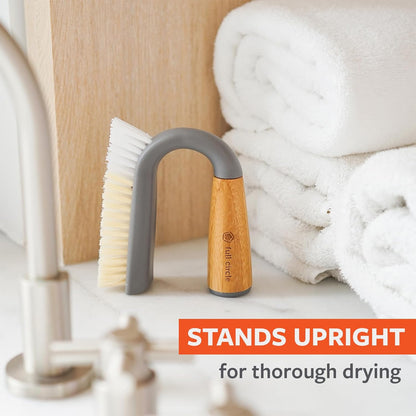 Grunge Buster, Grout & Tile Scrub Brush, Tough & Durable, Grey