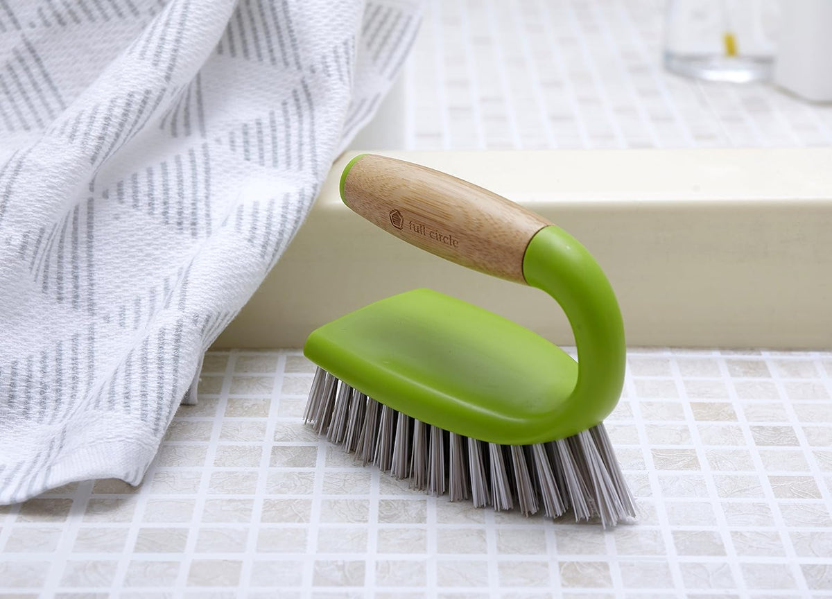 Grunge Buster, Grout & Tile Scrub Brush, Tough & Durable, Grey