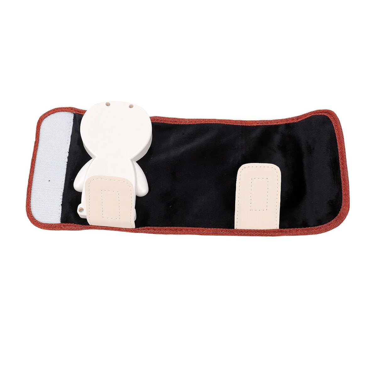 Portable Baby Bottle Warmer for Travel, PU Leather Fast Heating Constant Temperature Rechargeable USB Milk Warmer for Outdoor Travel Car