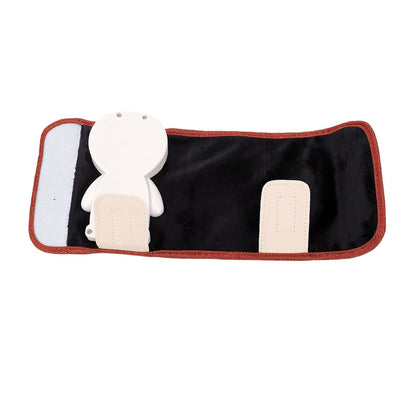 Portable Baby Bottle Warmer for Travel, PU Leather Fast Heating Constant Temperature Rechargeable USB Milk Warmer for Outdoor Travel Car