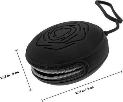 Storage Box Black Silicone Portable Travel Case Organizer