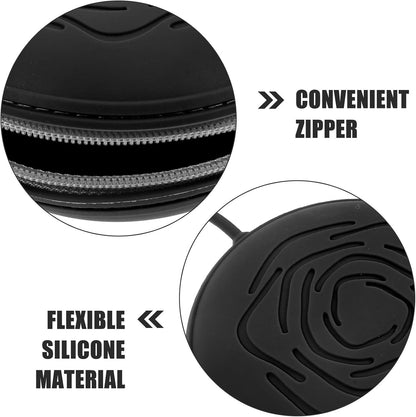 Storage Box Black Silicone Portable Travel Case Organizer