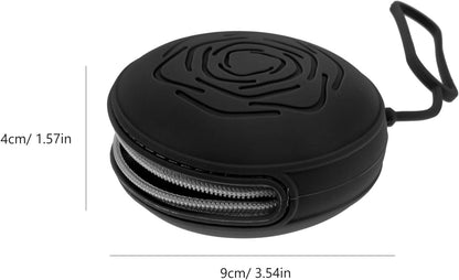 Storage Box Black Silicone Portable Travel Case Organizer