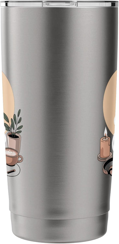 Stay In Flow Not In Chaos Mindful Productivity Stainless Steel Insulated Tumbler