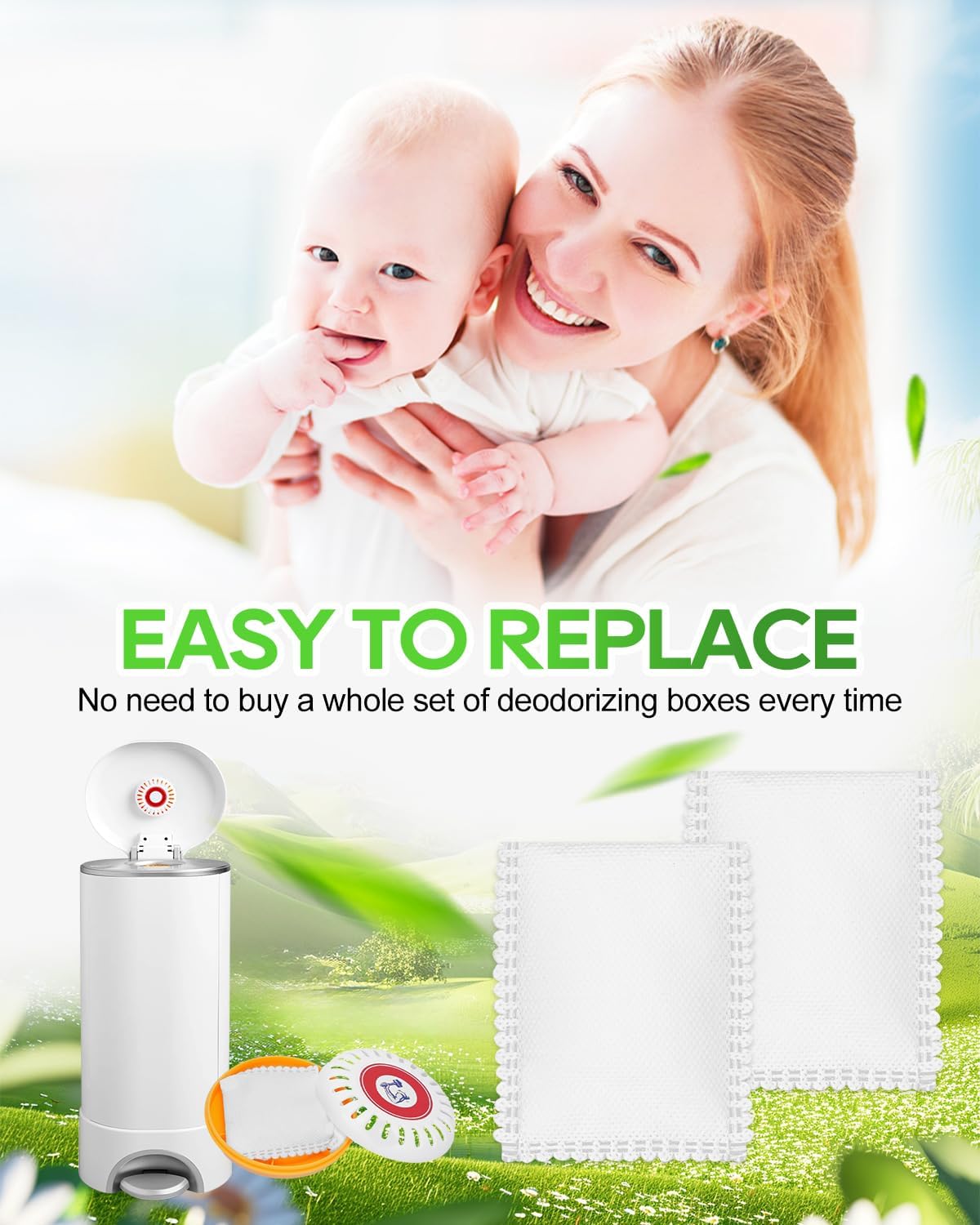 Diaper Pail Deodorizer Odor Absorber