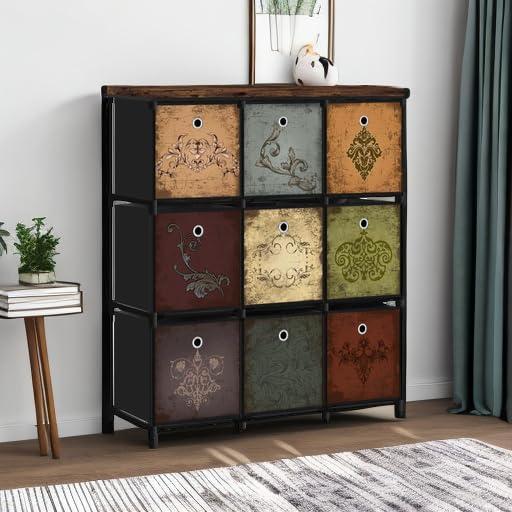 Small Fabric Dresser with 6 Drawers, DIY Cube Organizer for Closet