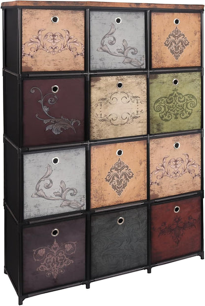 Small Fabric Dresser with 6 Drawers, DIY Cube Organizer for Closet
