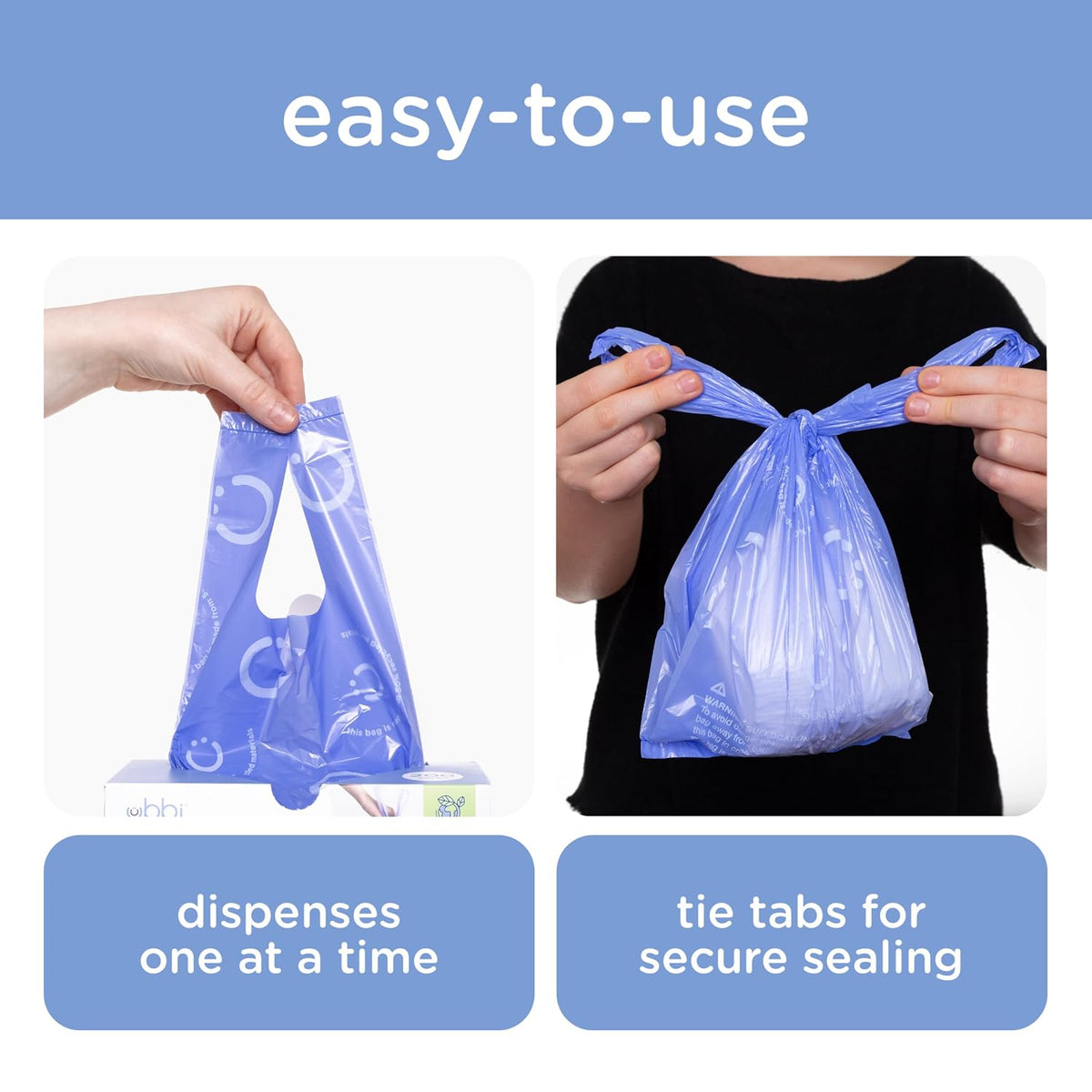 Disposable Baby Diaper Sacks, Lavender Scented