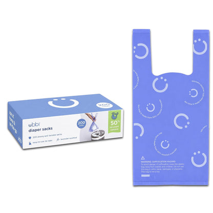 Disposable Baby Diaper Sacks, Lavender Scented