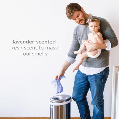 Disposable Baby Diaper Sacks, Lavender Scented
