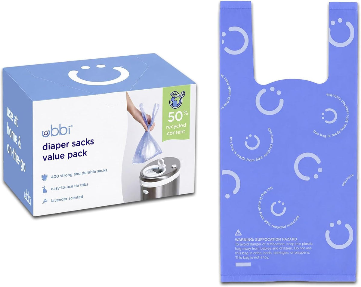 Disposable Baby Diaper Sacks, Lavender Scented