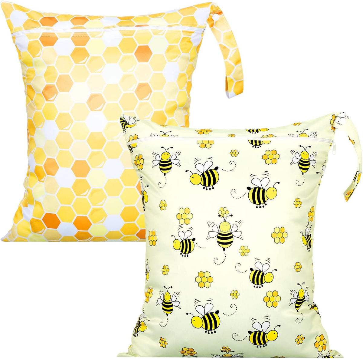 2 Pack Wet Dry Bag Travel Laundry Waterproof,Butterfly