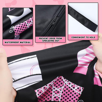 2 Pack Wet Dry Bag Travel Laundry Waterproof,Butterfly