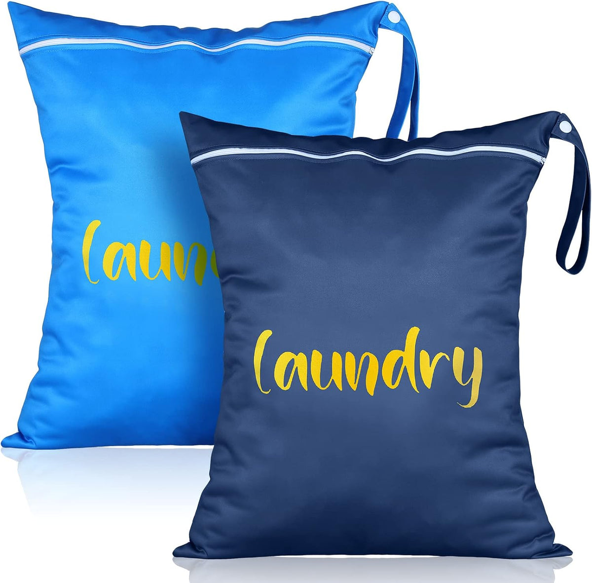 2 Pack Wet Dry Bag Travel Laundry Waterproof,Butterfly