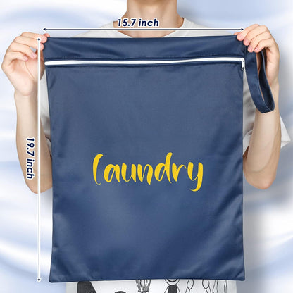 2 Pack Wet Dry Bag Travel Laundry Waterproof,Butterfly
