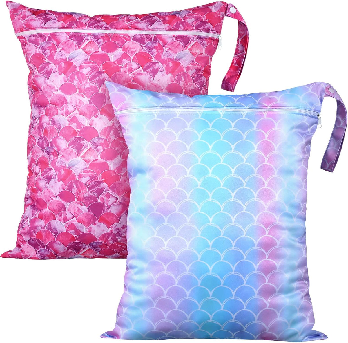 2 Pack Wet Dry Bag Travel Laundry Waterproof,Butterfly