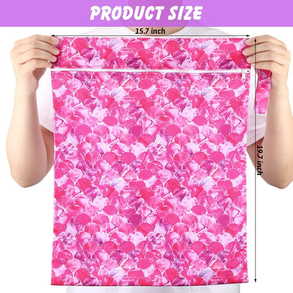 2 Pack Wet Dry Bag Travel Laundry Waterproof,Butterfly