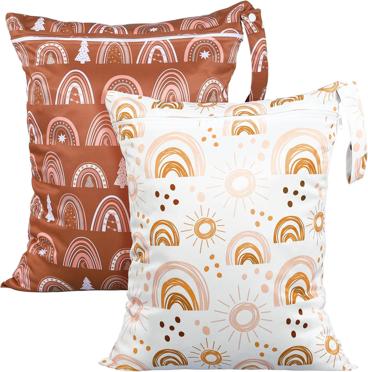 2 Pack Wet Dry Bag Travel Laundry Waterproof,Butterfly
