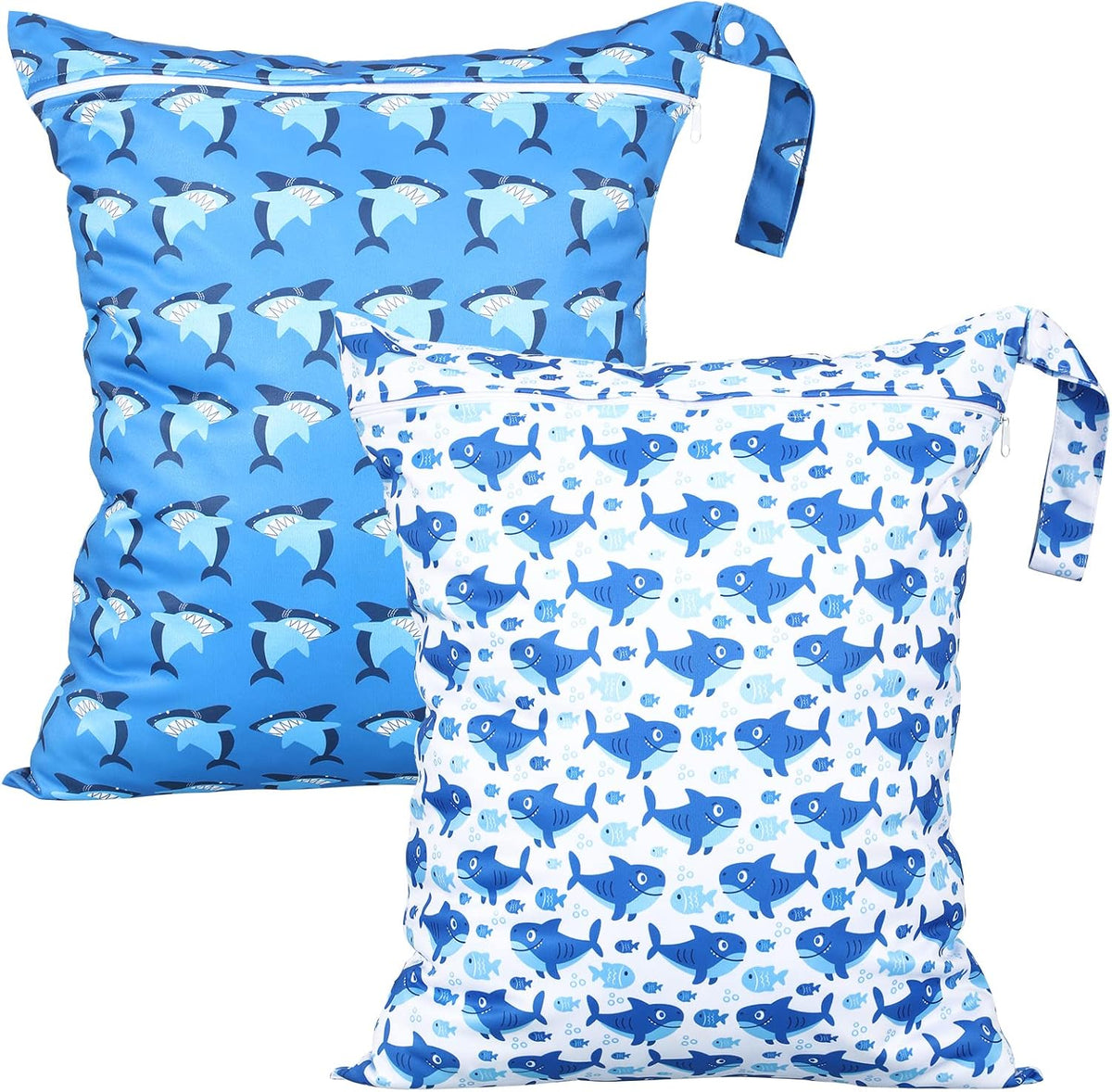 2 Pack Wet Dry Bag Travel Laundry Waterproof,Butterfly
