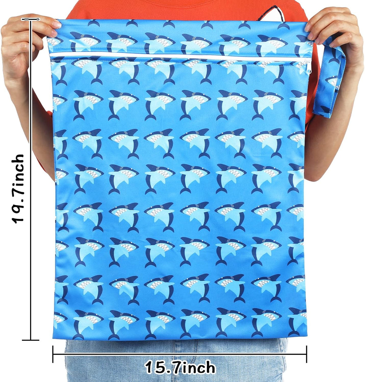 2 Pack Wet Dry Bag Travel Laundry Waterproof,Butterfly
