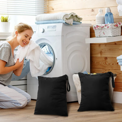 2 Pack Wet Dry Bag Travel Laundry Waterproof,Butterfly