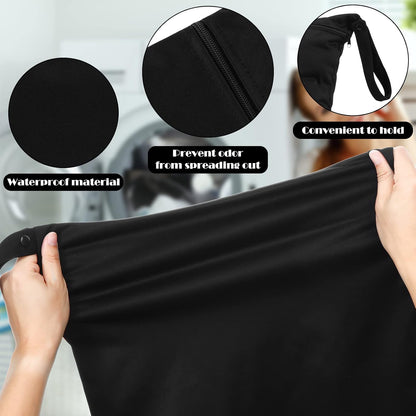 2 Pack Wet Dry Bag Travel Laundry Waterproof,Butterfly