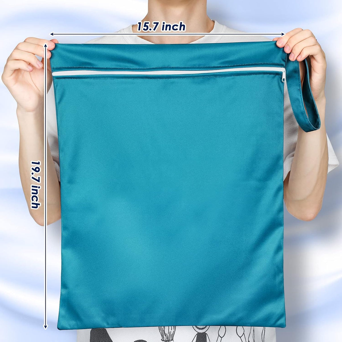 2 Pack Wet Dry Bag Travel Laundry Waterproof,Butterfly