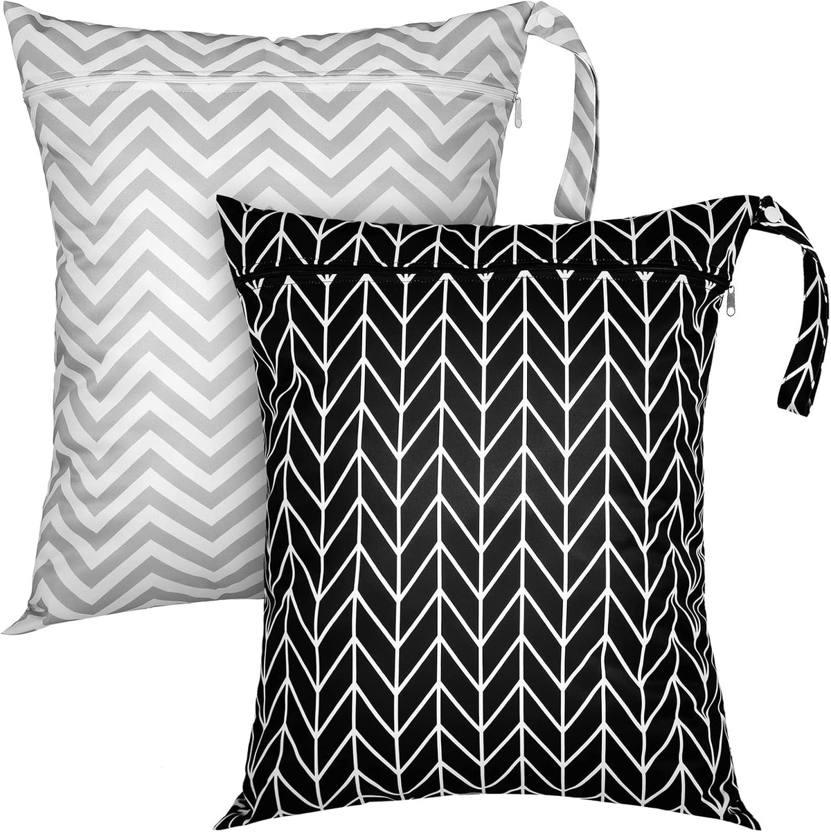 2 Pack Wet Dry Bag Travel Laundry Waterproof,Butterfly