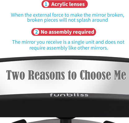Baby Car Mirror Safely Monitor,Shatterproof