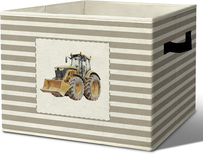 Rustic Where the Wild Ones Play Storage Bins Boxes with Handles - Colors B