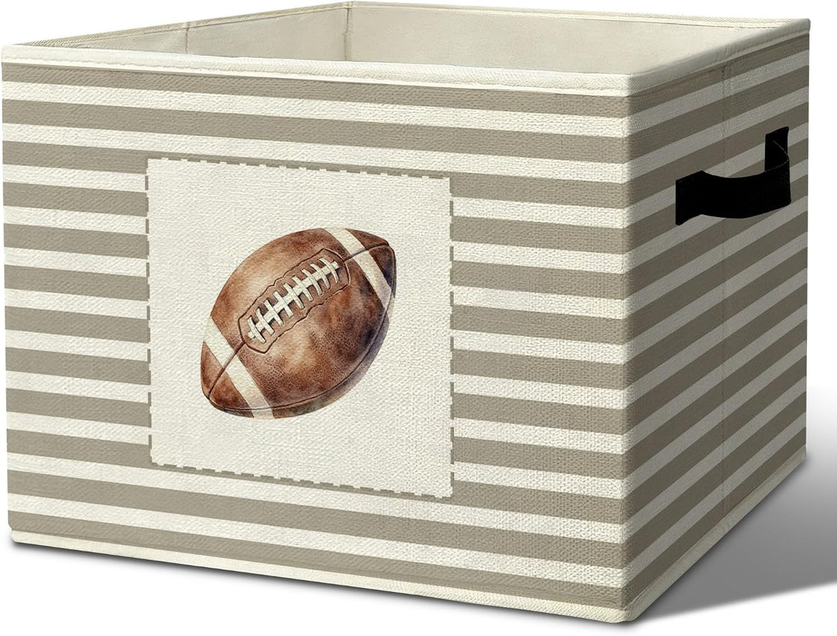 Rustic Where the Wild Ones Play Storage Bins Boxes with Handles - Colors B