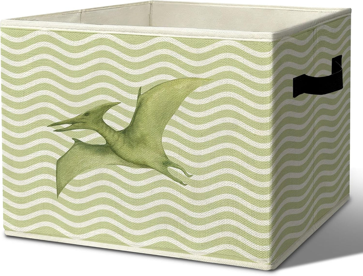Rustic Where the Wild Ones Play Storage Bins Boxes with Handles - Colors B