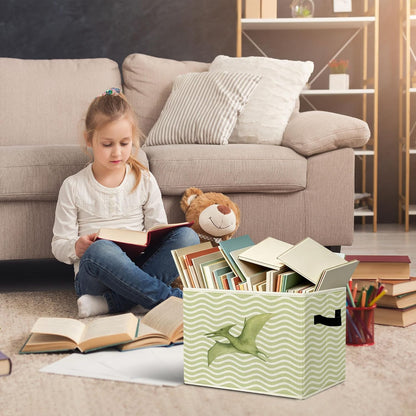 Rustic Where the Wild Ones Play Storage Bins Boxes with Handles - Colors B