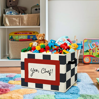 Rustic Where the Wild Ones Play Storage Bins Boxes with Handles - Colors B