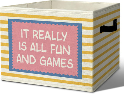 Rustic Where the Wild Ones Play Storage Bins Boxes with Handles - Colors B