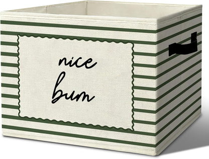 Rustic Where the Wild Ones Play Storage Bins Boxes with Handles - Colors B