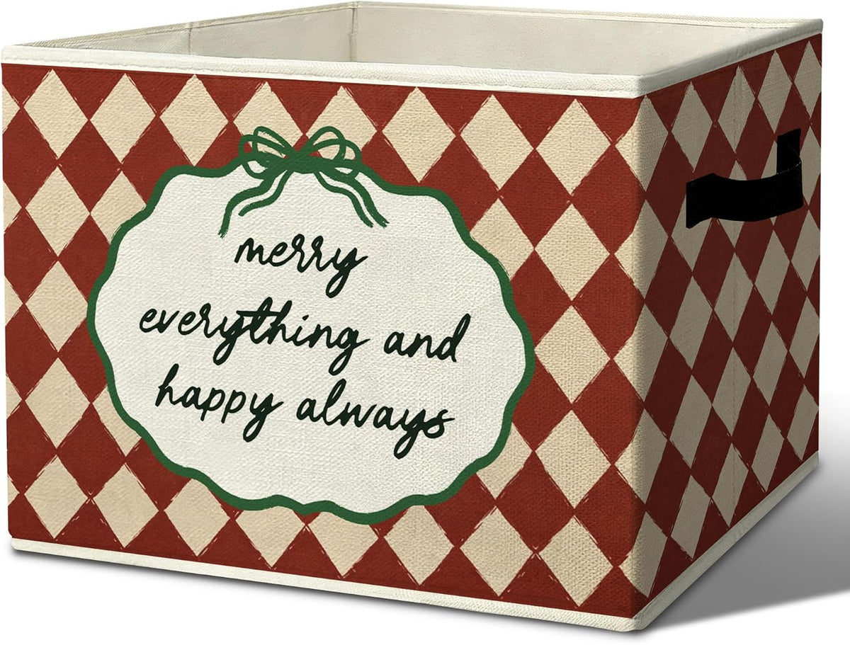Rustic Where the Wild Ones Play Storage Bins Boxes with Handles - Colors B