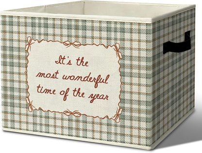Rustic Where the Wild Ones Play Storage Bins Boxes with Handles - Colors B