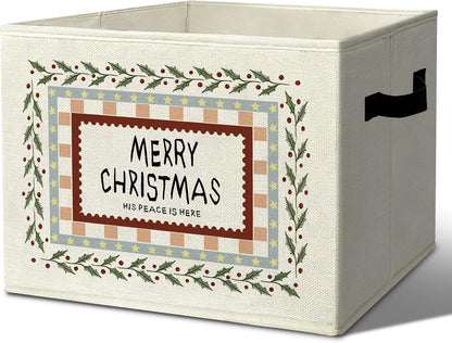 Rustic Where the Wild Ones Play Storage Bins Boxes with Handles - Colors B