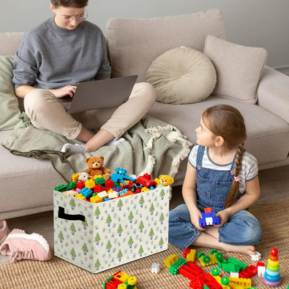 Rustic Where the Wild Ones Play Storage Bins Boxes with Handles - Colors B