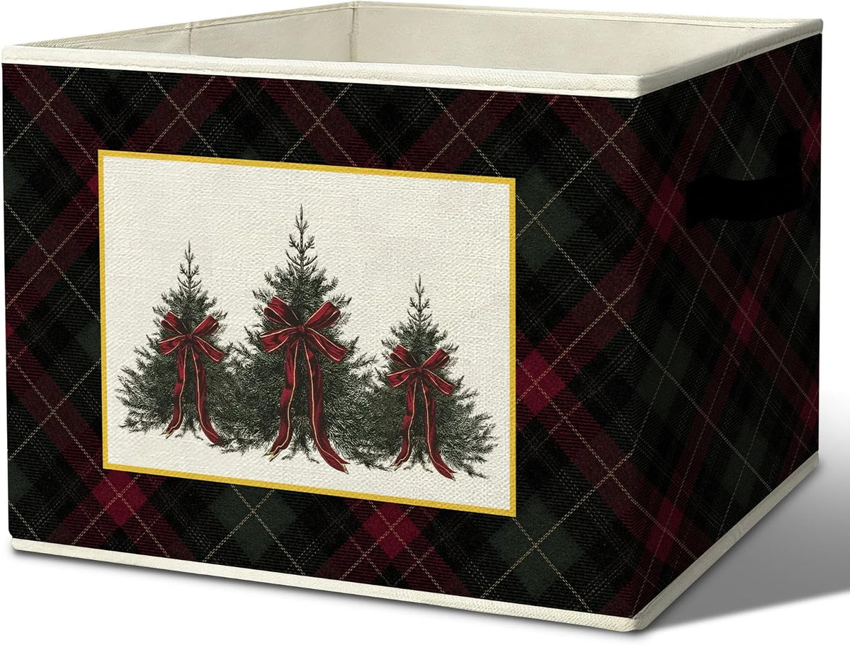 Rustic Where the Wild Ones Play Storage Bins Boxes with Handles - Colors B