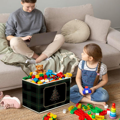 Rustic Where the Wild Ones Play Storage Bins Boxes with Handles - Colors B