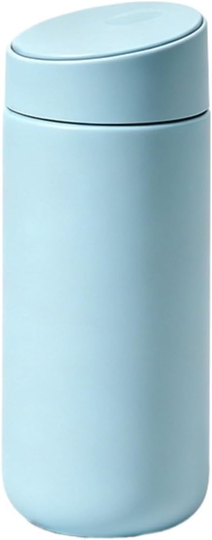 Minimalist Insulated Tumbler for Calm Daily Rituals, 16oz Double Wall Slide Lid Coffee Cup for Home Office Travel (Dark Gray)